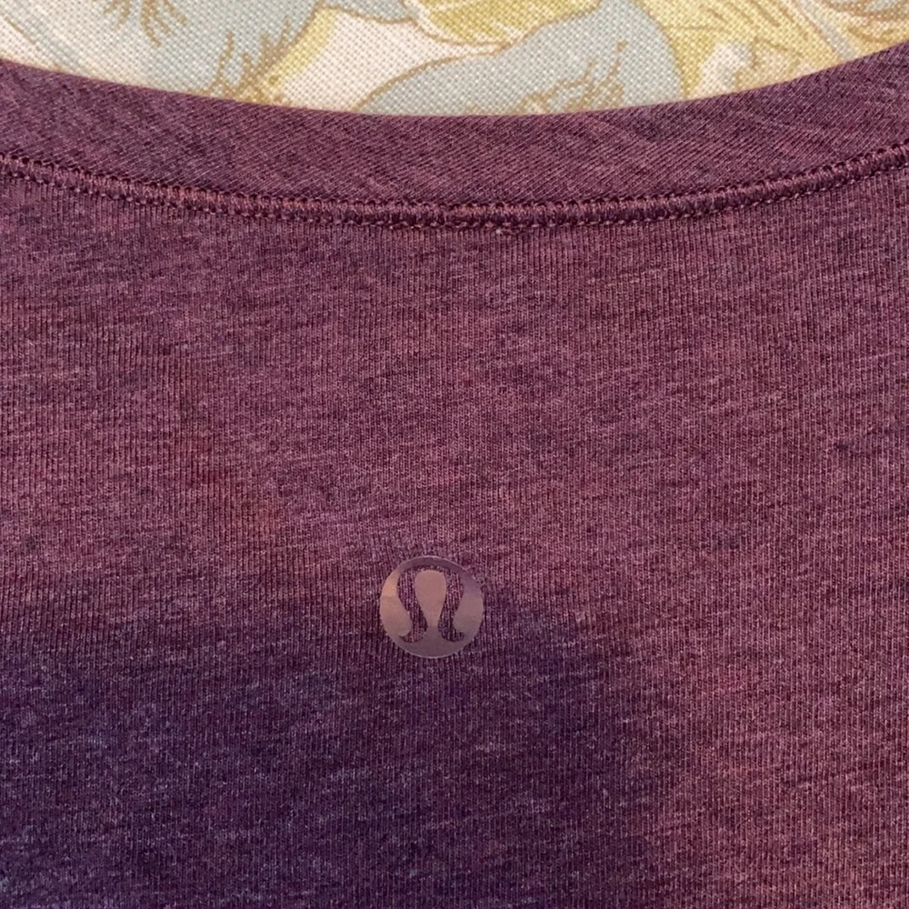 lululemon athletica Asymmetrical Ruched Dress in Deep Plum